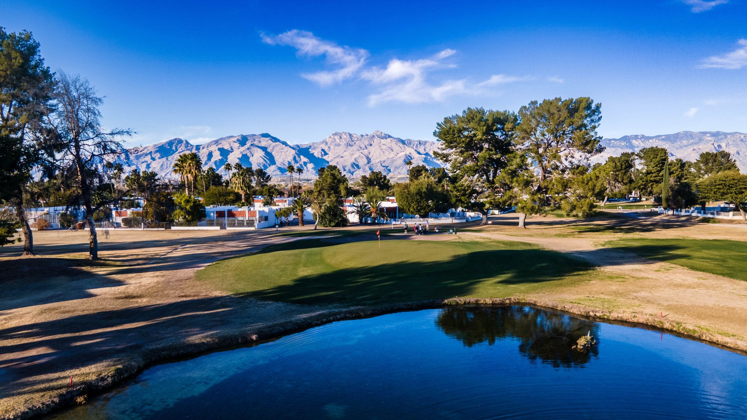 Dorado Country Club lake view in Tucson, Arizona